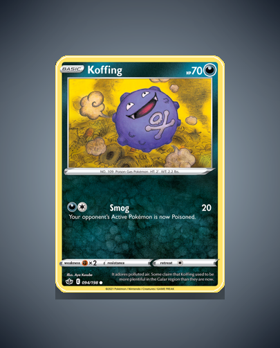 Collector’s Guide: Koffing (Chilling Reign #94)