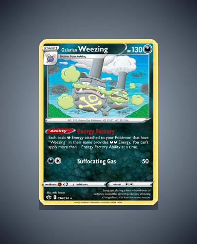 Collector’s Guide: Galarian Weezing (Chilling Reign #96)