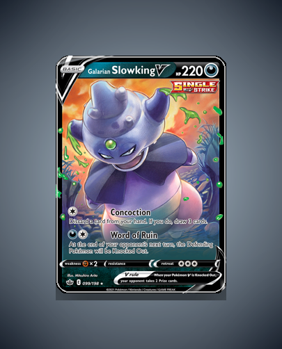 Collector’s Guide: Galarian Slowking V (Chilling Reign #99)