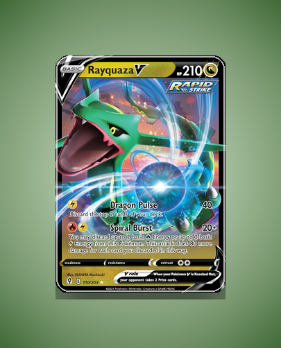 Collector’s Guide: Rayquaza V (Evolving Skies #110)