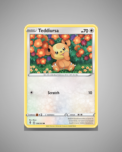 Collector’s Guide: Teddiursa (Evolving Skies #126)