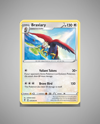 Collector’s Guide: Braviary (Evolving Skies #137)