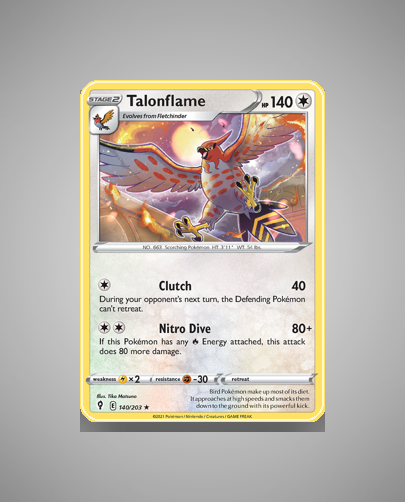 Collector’s Guide: Talonflame (Evolving Skies #140)