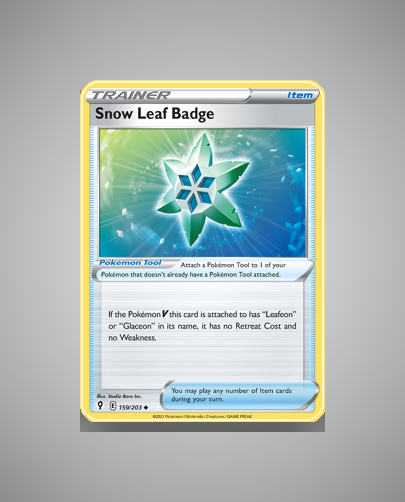 Collector’s Guide: Snow Leaf Badge (Evolving Skies #159)