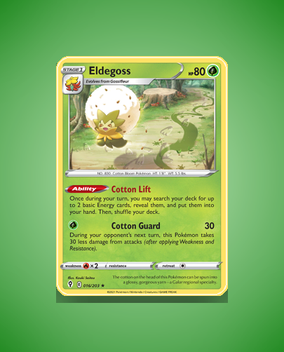 Collector’s Guide: Eldegoss (Evolving Skies #16)