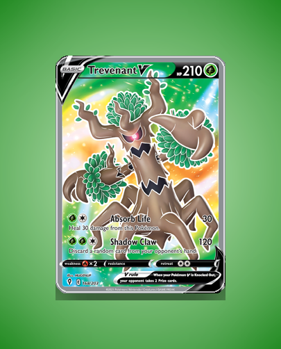 Collector’s Guide: Trevenant V (Evolving Skies #168)