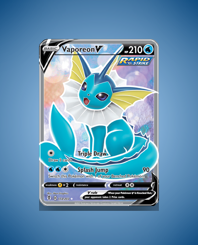 Collector’s Guide: Vaporeon V (Evolving Skies #172)