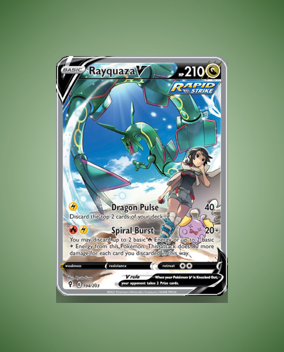 Collector’s Guide: Rayquaza V (Evolving Skies #194)