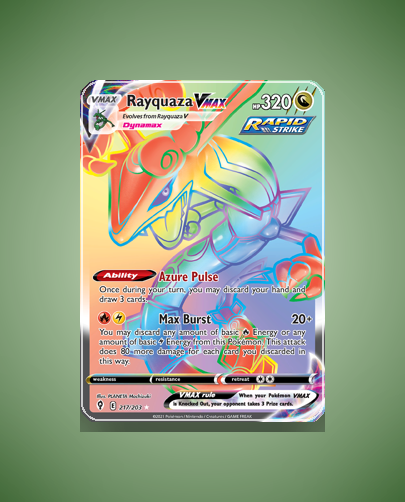 Collector’s Guide: Rayquaza VMAX (Evolving Skies #217)