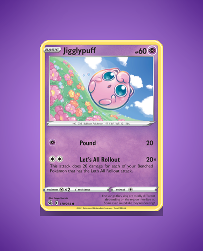 Collector’s Guide: Jigglypuff (Fusion Strike #110)