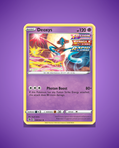 Collector’s Guide: Deoxys (Fusion Strike #120)