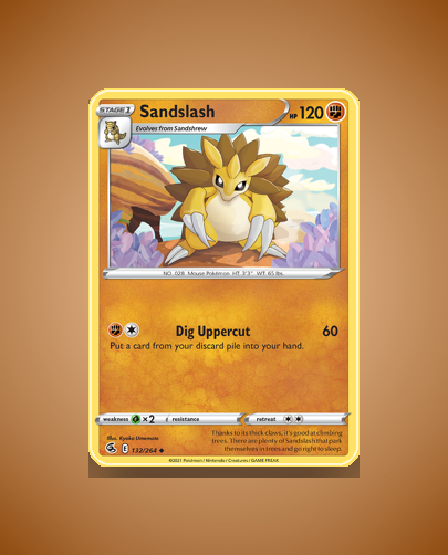 Collector’s Guide: Sandslash (Fusion Strike #132)