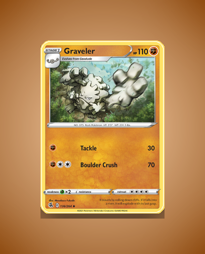 Collector’s Guide: Graveler (Fusion Strike #136)