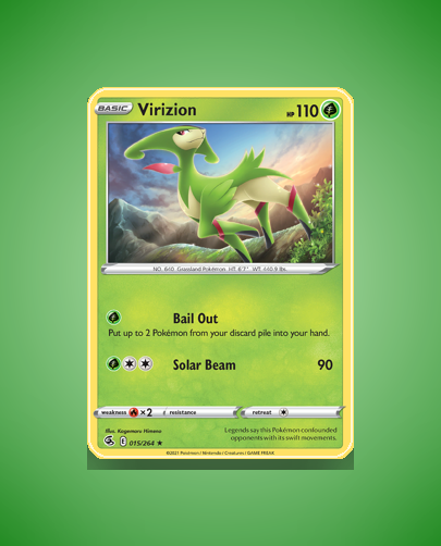 Collector’s Guide: Virizion (Fusion Strike #15)