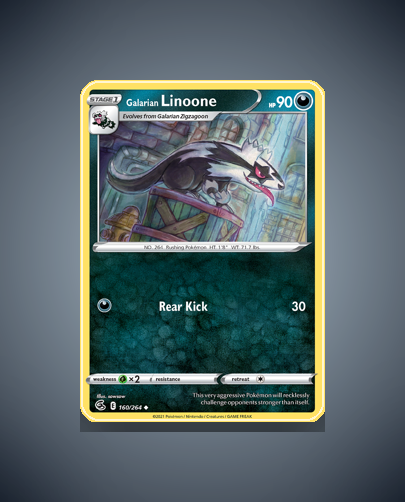 Collector’s Guide: Galarian Linoone (Fusion Strike #160)