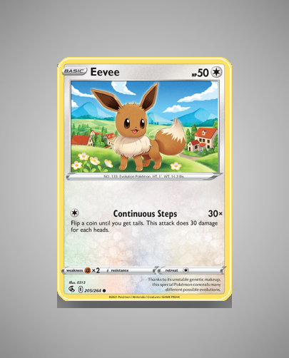 Collector’s Guide: Eevee (Fusion Strike #205)