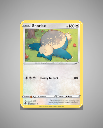 Collector’s Guide: Snorlax (Fusion Strike #206)