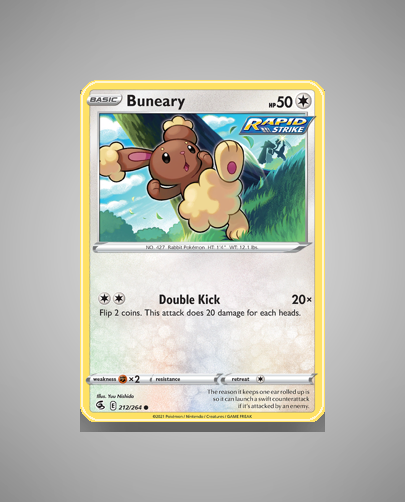 Collector’s Guide: Buneary (Fusion Strike #212)