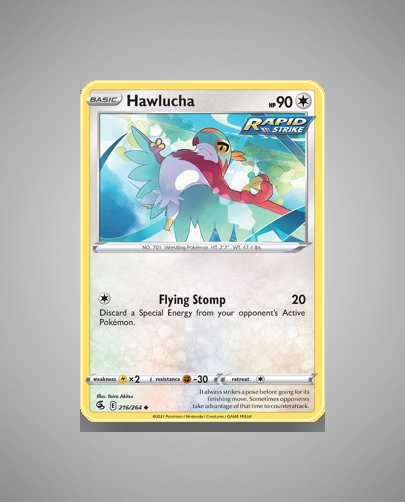Collector’s Guide: Hawlucha (Fusion Strike #216)