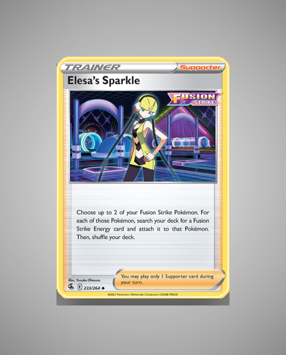 Collector’s Guide: Elesa’s Sparkle (Fusion Strike #233)