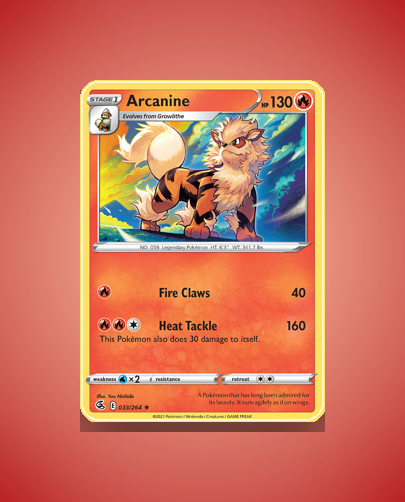 Collector’s Guide: Arcanine (Fusion Strike #33)