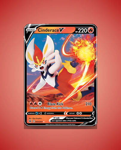 Collector’s Guide: Cinderace V (Fusion Strike #43)