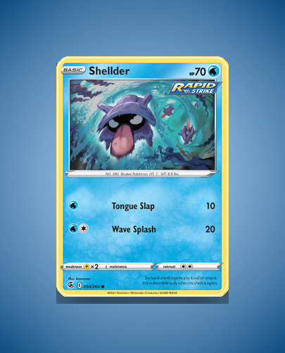Collector’s Guide: Shellder (Fusion Strike #50)