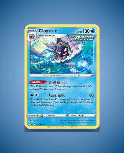 Collector’s Guide: Cloyster (Fusion Strike #51)