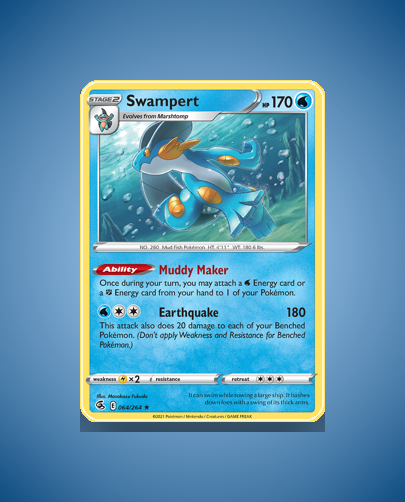 Collector’s Guide: Swampert (Fusion Strike #64)