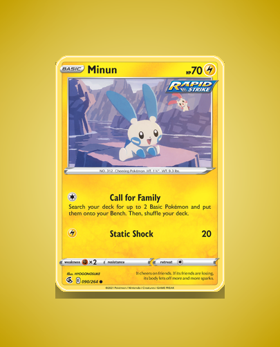 Collector’s Guide: Minun (Fusion Strike #90)