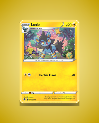 Collector’s Guide: Luxio (Fusion Strike #92)
