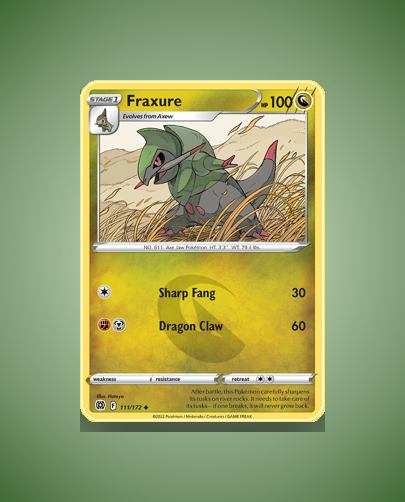 Collector’s Guide: Fraxure (Brilliant Stars #111)