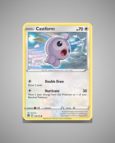 Collector’s Guide: Castform (Brilliant Stars #116)