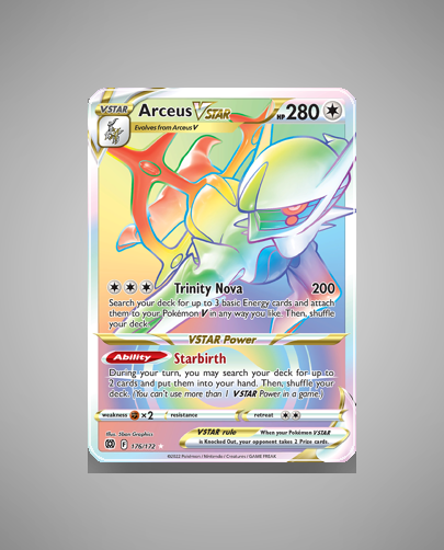 Collector’s Guide: Arceus VSTAR (Brilliant Stars #176)