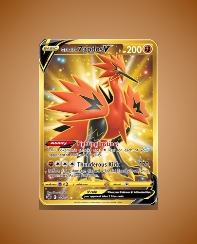 Collector’s Guide: Galarian Zapdos V (Brilliant Stars #182)