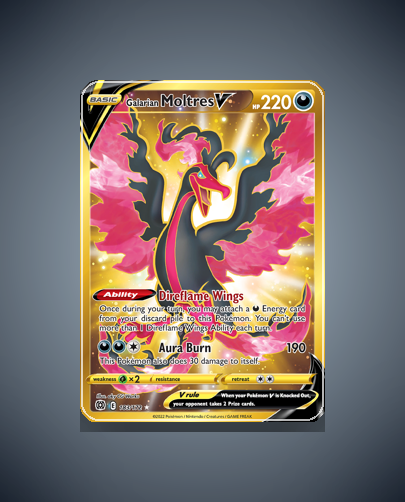 Collector’s Guide: Galarian Moltres V (Brilliant Stars #183)