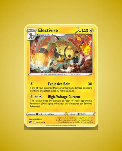 Collector’s Guide: Electivire (Brilliant Stars #47)