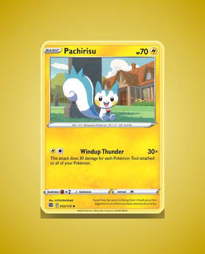 Collector’s Guide: Pachirisu (Brilliant Stars #52)