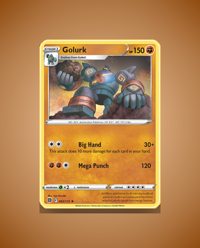 Collector’s Guide: Golurk (Brilliant Stars #83)
