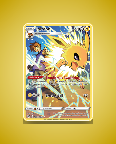 Collector’s Guide: Jolteon (Brilliant Stars Trainer Gallery #TG04)