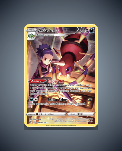 Collector’s Guide: Ariados (Brilliant Stars Trainer Gallery #TG09)