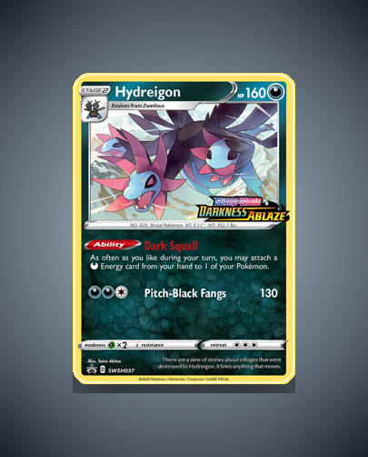 Collector’s Guide: Hydreigon (SWSH Black Star Promos #SWSH037)