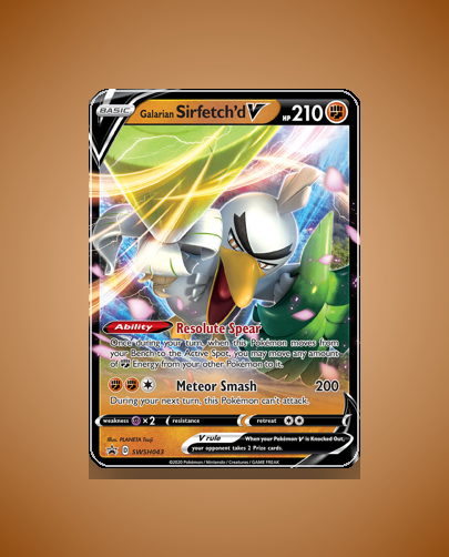 Collector’s Guide: Galarian Sirfetch’d V (SWSH Black Star Promos #SWSH043)