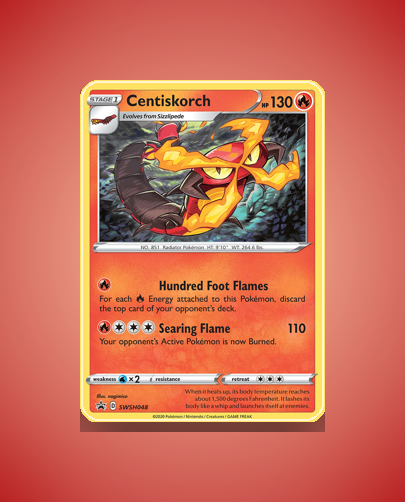 Collector’s Guide: Centiskorch (SWSH Black Star Promos #SWSH048)