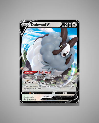 Collector’s Guide: Dubwool V (SWSH Black Star Promos #SWSH049)