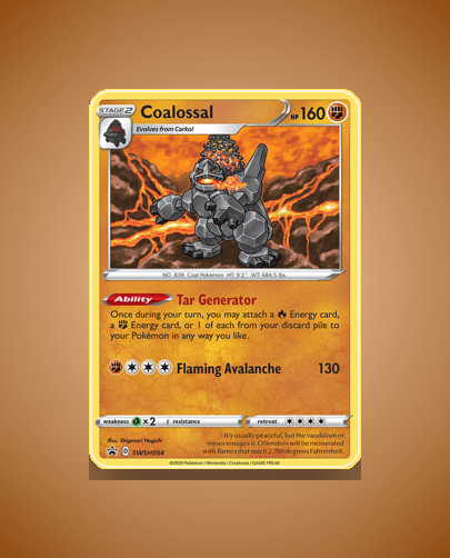 Collector’s Guide: Coalossal (SWSH Black Star Promos #SWSH054)