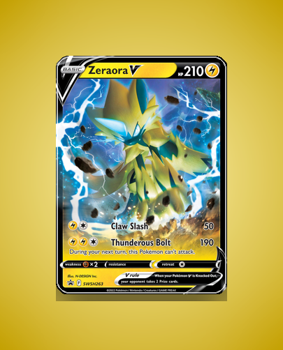 Collector’s Guide: Zeraora V (SWSH Black Star Promos #SWSH263)