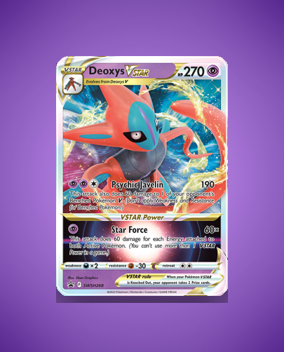 Collector’s Guide: Deoxys VSTAR (SWSH Black Star Promos #SWSH268)