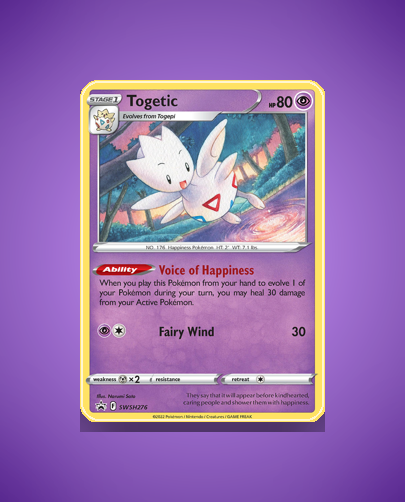 Collector’s Guide: Togetic (SWSH Black Star Promos #SWSH276)