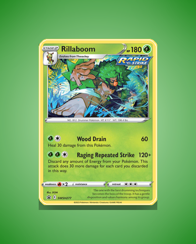 Collector’s Guide: Rillaboom (SWSH Black Star Promos #SWSH277)